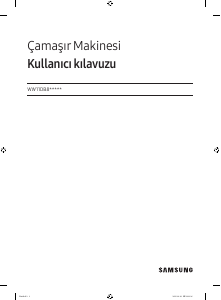 Kullanım kılavuzu Samsung WW90DG6U25LB Çamaşır makinesi