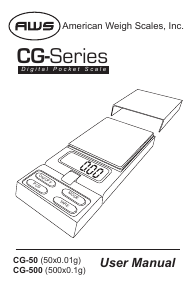 Manual AWS CG-50 Industrial scale