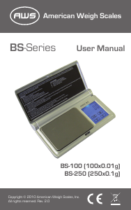 Manual AWS BS-100 Industrial scale