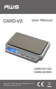 Manual AWS Card-V2-600 Industrial scale