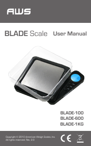 Manual AWS Blade-600 Industrial scale