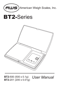 Manual AWS BT2-500 Industrial scale