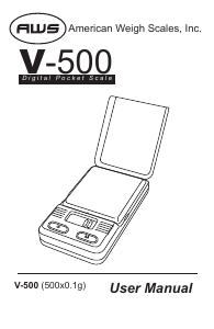 Manual AWS V-500 Industrial scale