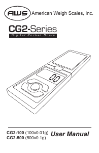 Manual AWS CG2-500 Industrial scale