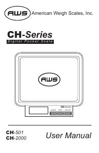 Manual AWS CH-501 Industrial scale