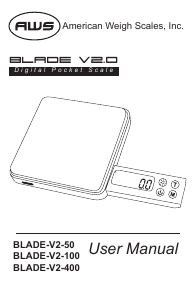 Manual AWS Blade-V2-50 Industrial scale