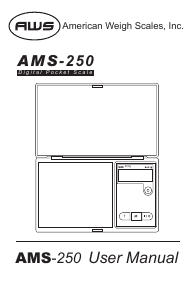 Manual AWS AMS-250 Industrial scale
