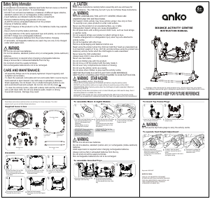 Handleiding Anko 42836407 Loopwagen