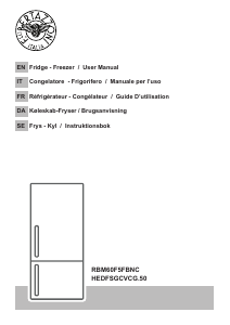 Bruksanvisning Bertazzoni RBM60F5FBNC Kyl-frys