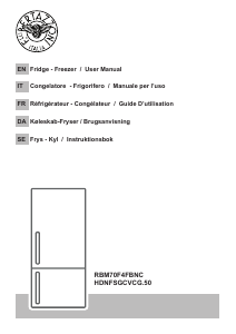 Manuale Bertazzoni RBM70F4FBNC Frigorifero-congelatore