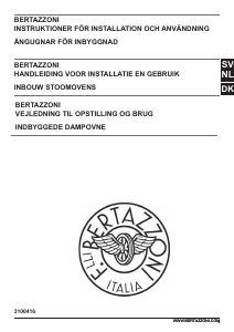 Brugsanvisning Bertazzoni F6011MODVPTX/23 Ovn
