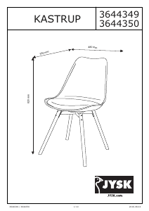 Manuale JYSK Kastrup Sedia