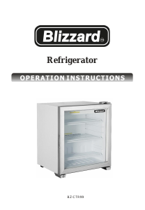 Handleiding Blizzard BZ-CTR99 Koelkast