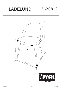Manual JYSK Ladelund Cadeira