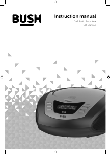 Handleiding Bush CD-212DAB Stereoset