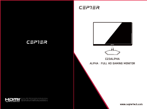 Käyttöohje Cepter C23ALPHA LED-näyttö
