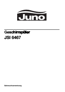 Bedienungsanleitung Juno JSI6467 Geschirrspüler