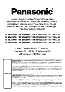 Manual Panasonic TB-65W63AE8 Televisor LED