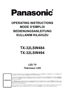 Kullanım kılavuzu Panasonic TX-32LSW494 LED televizyon