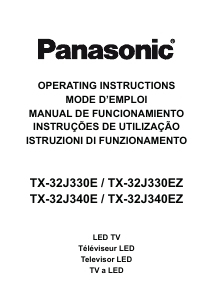 Manual de uso Panasonic TX-32J330E Televisor de LED