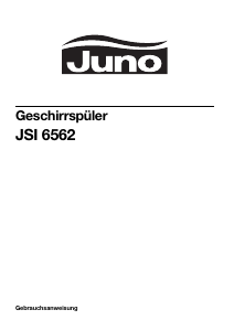 Bedienungsanleitung Juno JSI6562 Geschirrspüler