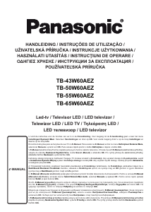 Manual Panasonic TB-43W60AEZ Televisor LED