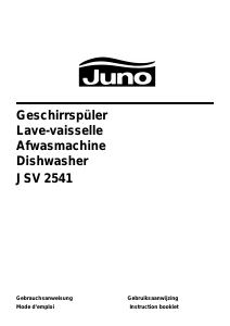 Bedienungsanleitung Juno JSV2541 Geschirrspüler
