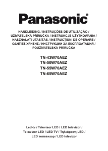 Manual Panasonic TN-55W70AEZ Televizor LED