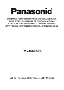 Brugsanvisning Panasonic TV-24S50AEZ LED TV