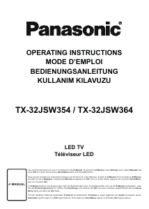 Kullanım kılavuzu Panasonic TX-32JSW354 LED televizyon