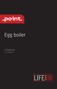 Käyttöohje Point POEB5000 Kananmunankeitin
