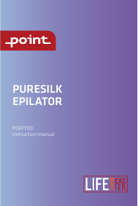 Handleiding Point POEP700 Epilator