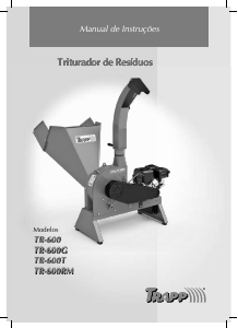 Manual Trapp TR 600RM Triturador
