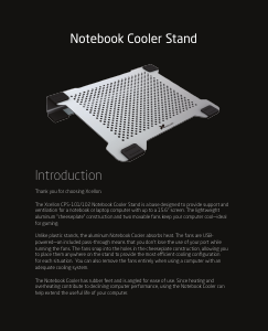 Manual Xcellon CPS-101 Laptop Cooling Stand