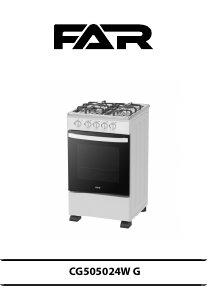 Mode d’emploi FAR CG505024W G Cuisinière