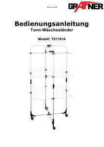 Bedienungsanleitung Grafner TS11014 Wäscheständer