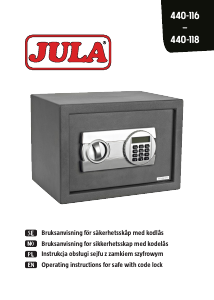 Manual Jula 440-116 Safe