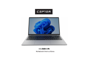 Käyttöohje Cepter CCLOUD215R5 Kannettava tietokone