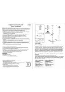 Handleiding Anko 43464999 Riley Wave Lamp