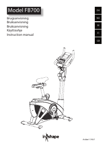 Brugsanvisning Inshape 17437 FB700 Motionscykel