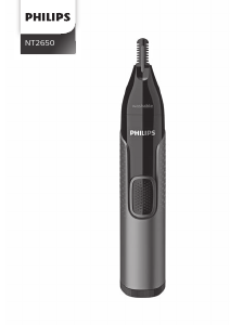 Manuale Philips NT2650 Tagliacapelli naso