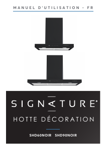 Mode d’emploi Signature SHD60NOIR Hotte aspirante