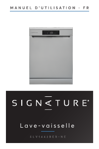 Mode d’emploi Signature SLV1442BER-NE Lave-vaisselle