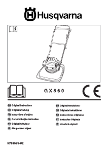 Manuale Husqvarna GX 560 Rasaerba