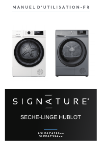 Mode d’emploi Signature ASLPACA29A++ Sèche-linge