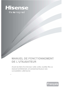 Mode d’emploi Hisense FMN560SWSE1 Réfrigérateur combiné