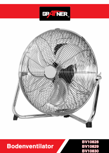 Bedienungsanleitung Grafner BV10829 Ventilator