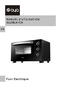 Handleiding AYA GL21BLK-CN Oven