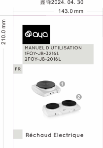 Manual AYA 2FOY-JB-2016L Hob
