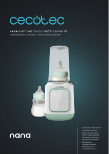 Manual Cecotec Nana BabyCare Single Bottle Warmer